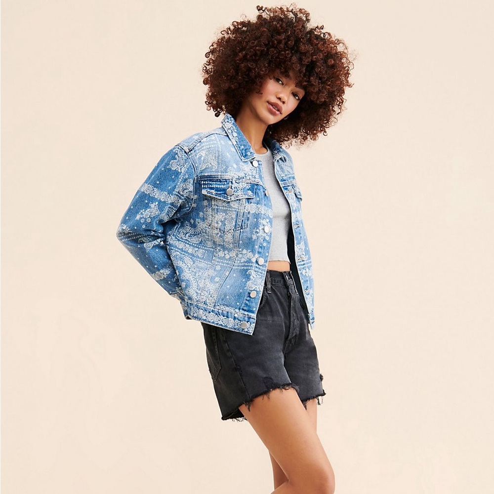 PTCL Paisley Trucker Jacket - GOOD AS NEW